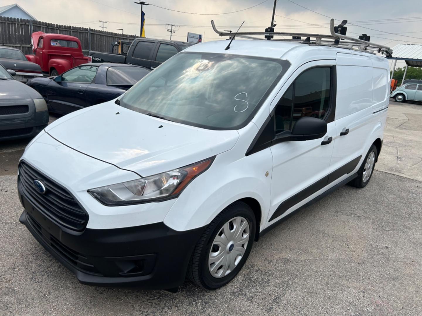 2020 White Ford Transit Connect Cargo Van XL LWB w/Rear 180 Degree Door (NM0LS7E25L1) with an 2.5L L4 DOHC 16V engine, 6A transmission, located at 1687 Business 35 S, New Braunfels, TX, 78130, (830) 625-7159, 29.655487, -98.051491 - Photo#0